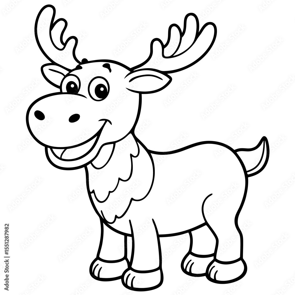 Fototapeta premium animal coloring pages