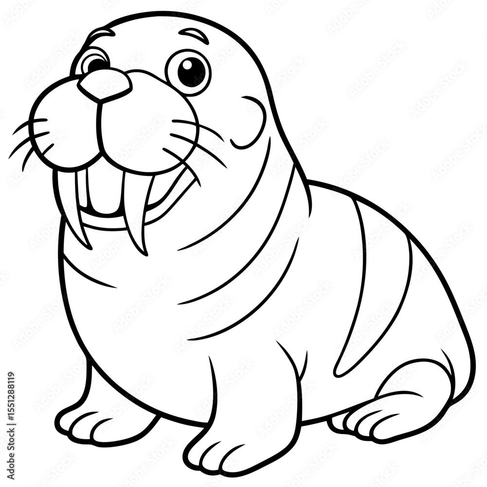 Fototapeta premium animal coloring pages 