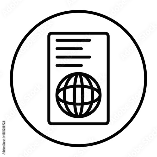 Passport Vector Icons