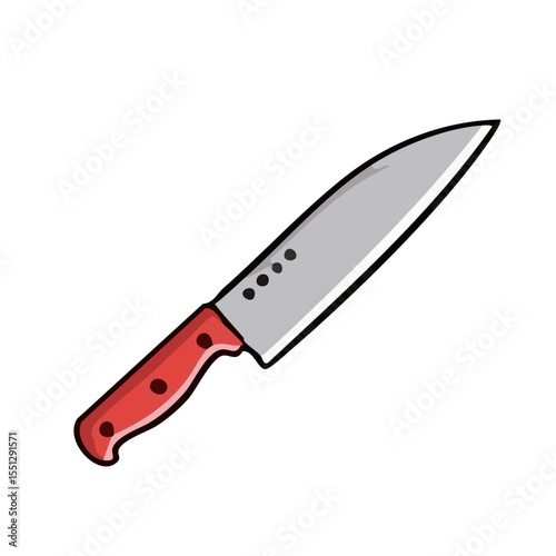knife isolated on white background