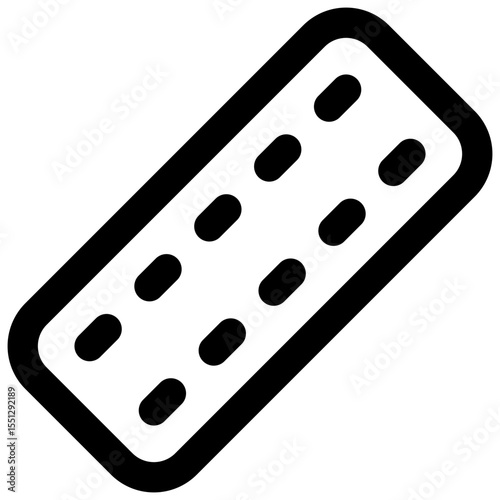 Spinal board. Editable stroke vector icon.
