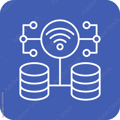Wireless database Icon