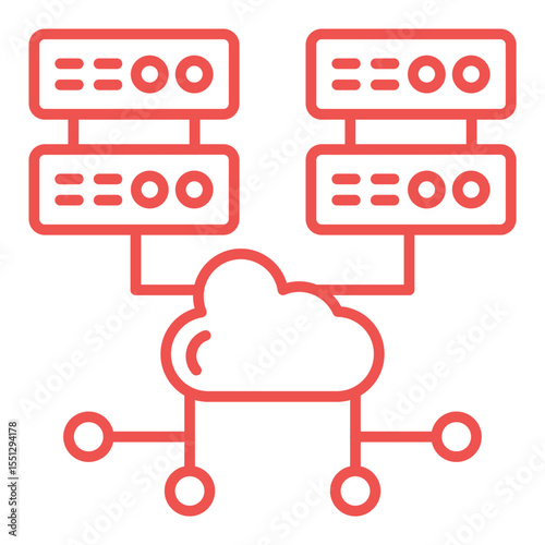 Cloud computing Icon