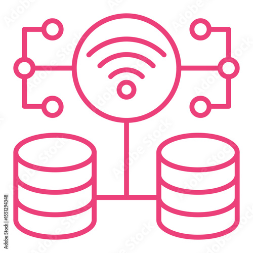 Wireless database Icon