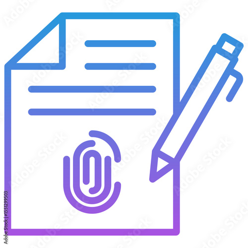 Digital Signature Icon