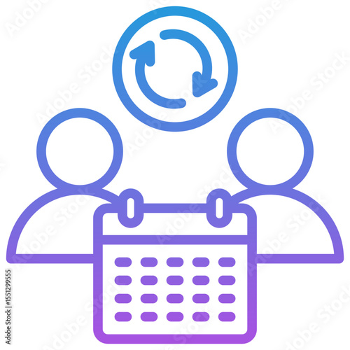 Team Calendar Icon