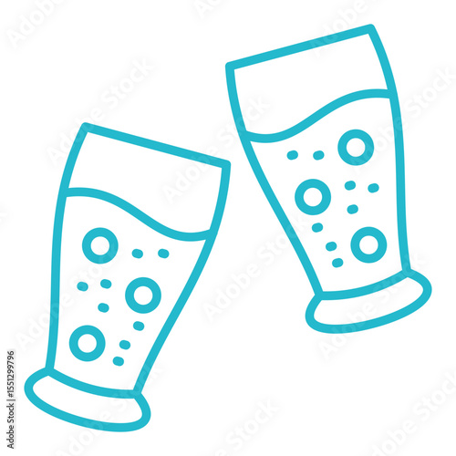 Juice glasses Icon