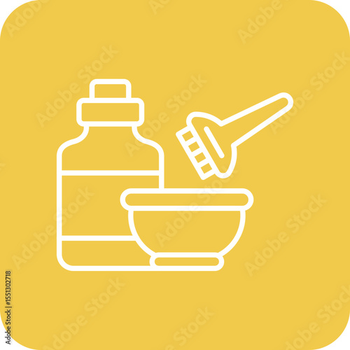 Hair dye kit Icon
