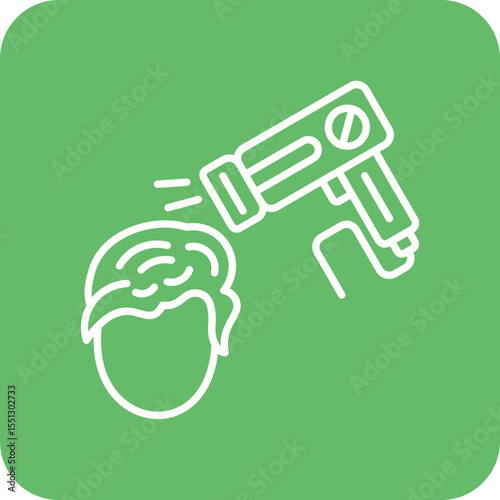 Drying hair Icon