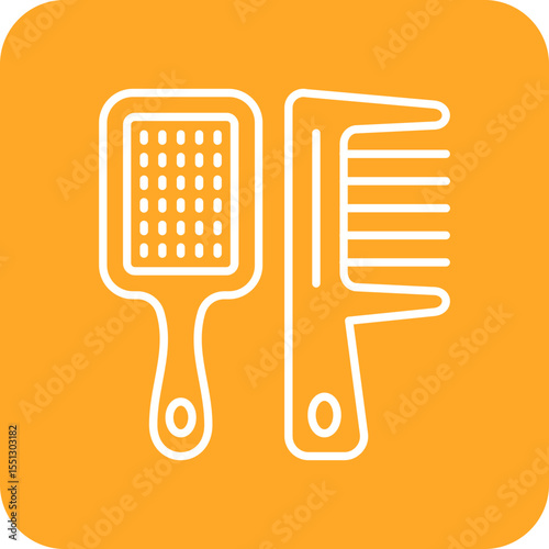 Hair brushes Icon