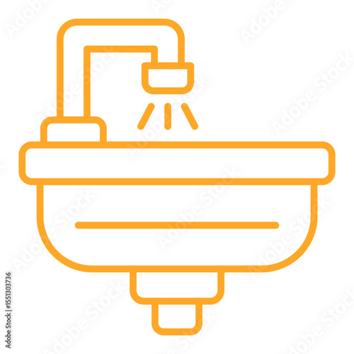 Hair wash sink Icon