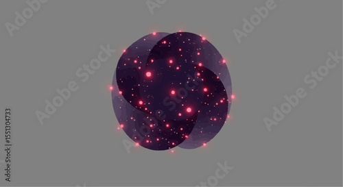 Abstract depiction of the universe featuring a complex swirling galaxy design.