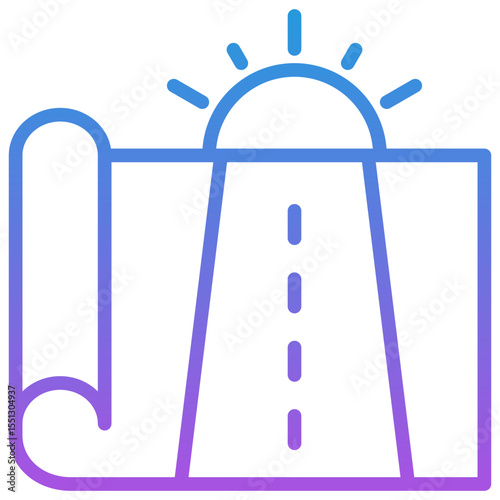 Horizon Map  Icon