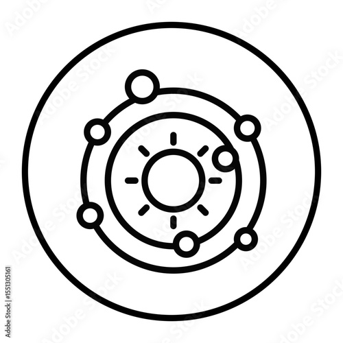 Solar System Vector Icons