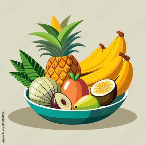 fruits on a plate