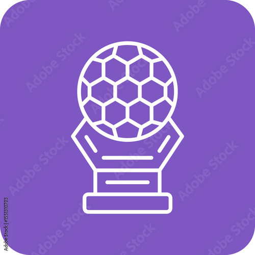 Football trophy Icon