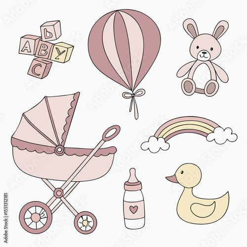 Delicate Baby Girl's Essentials Set