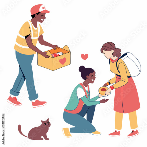 Compassionate Sharing of Provisions during a Charitable Event