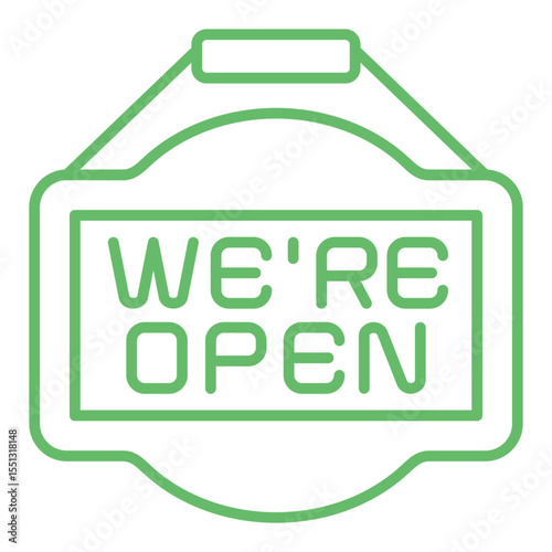 Open sign Icon