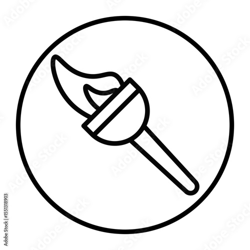 Pirate Torch Vector Icons