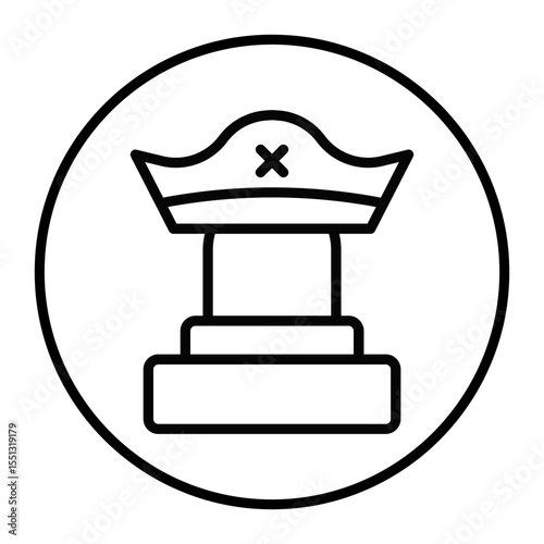 Pirate Grave Vector Icons