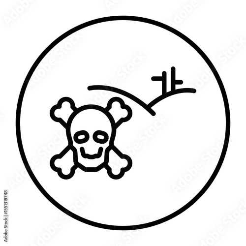 Skull Island Vector Icons