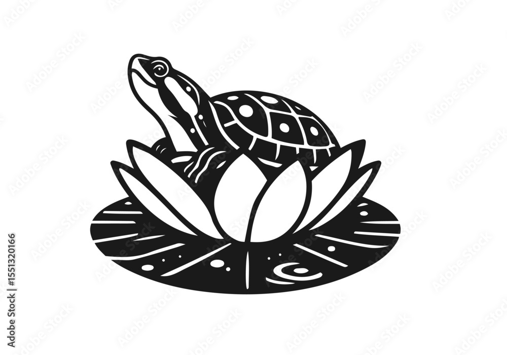 Yellow-Bellied Slider Hand Drawn Flat Illustration Vector Isolated by AZ for Books, Arts, Design and Decoration Graphic Asset Yellow-Bellied Slider Hand Drawn Flat Illustration Vector Isolated by AZ for Books, Arts, Design and Decoration Graphic Asset