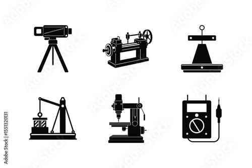 Vintage Engineering Tools and Equipment Illustrations A Collection of Classic Machinery Graphics