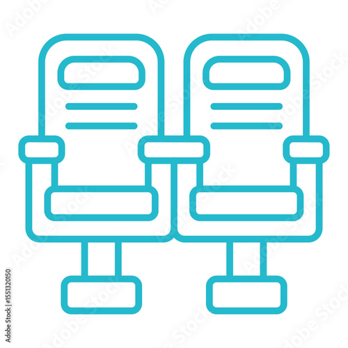 Cinema seats Icon