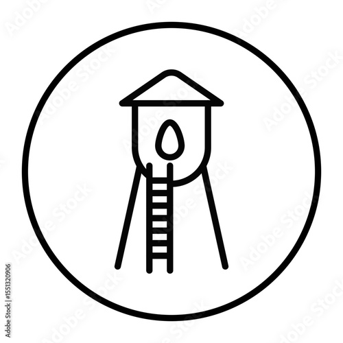 Water Tank Vector Icons