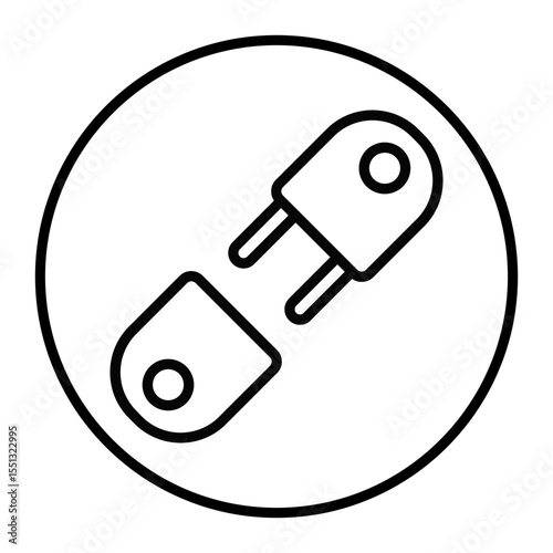 Disconnect Switch Vector Icons