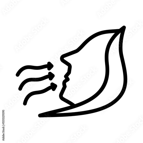 Deep Breathing Icon