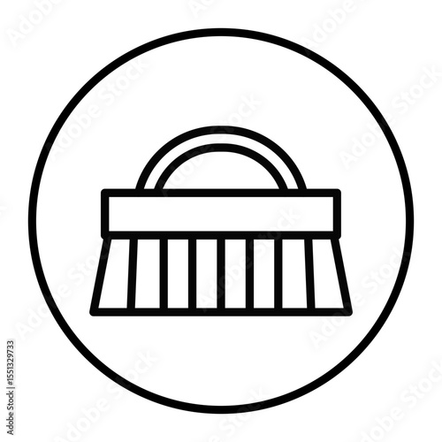 Cleaning Brush Vector Icons