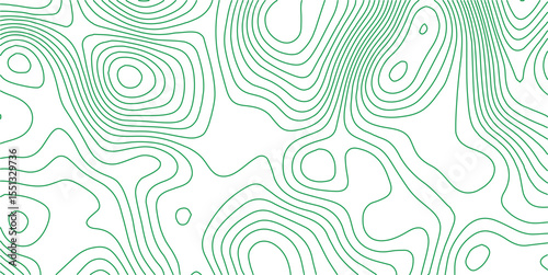 Topographic line background. Topography lines map. Contour geographic texture. Mountain pattern. Topograph terrain. Conditional relief geography.