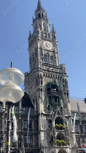 Munich New Town Hall Clock Tower