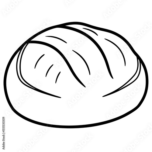 Traditional Loaf Linear Icon