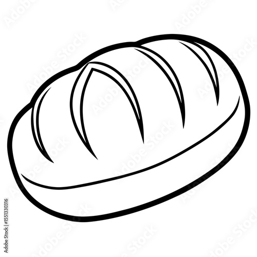 Traditional Loaf Linear Icon