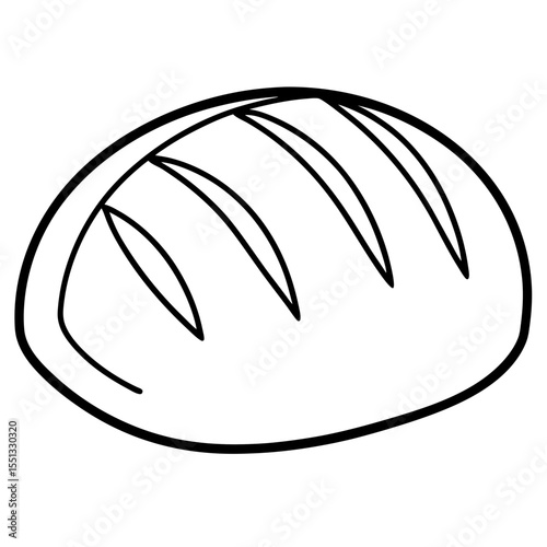 Traditional Loaf Linear Icon