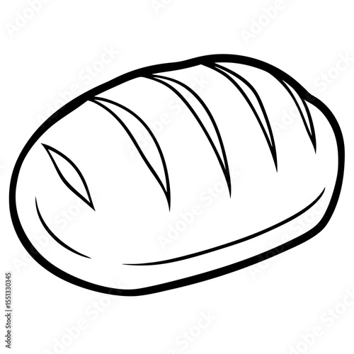 Traditional Loaf Linear Icon