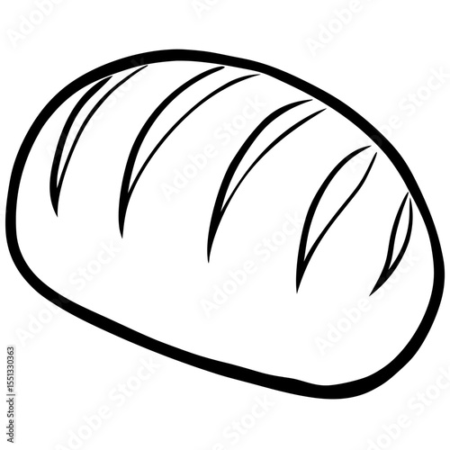 Traditional Loaf Linear Icon