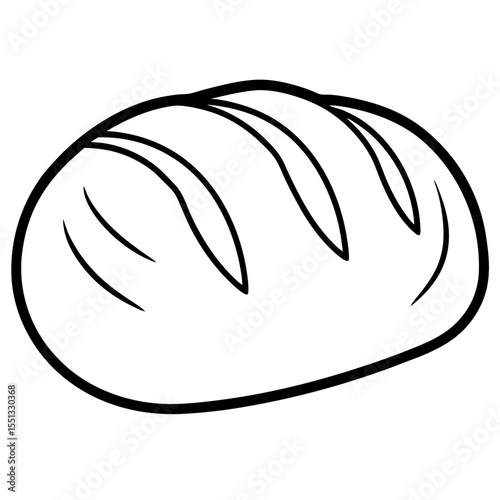 Traditional Loaf Linear Icon
