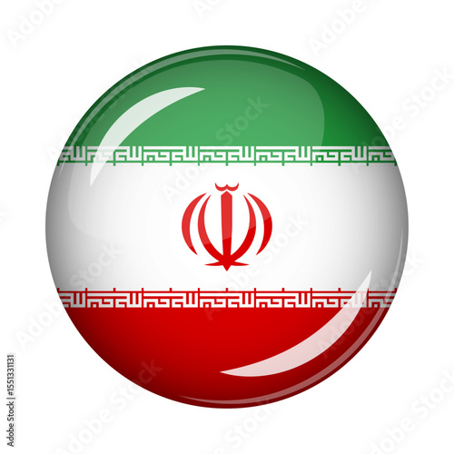 Flag of Iran. National flag. Vector illustration
