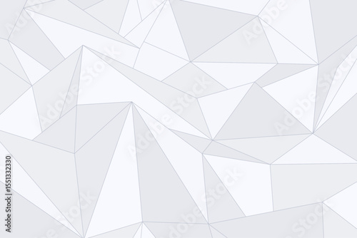 Geometric origami polygon peaks form a clean vector background with abstract mountain shapes and subtle shading