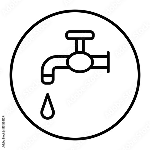 Water Tap Vector Icons