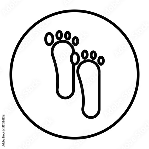 Footprint Vector Icons