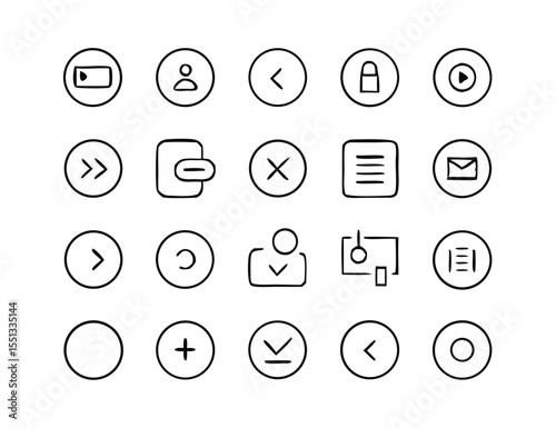 Cinema and movie icon set. with icon film roll, film strip, camera, clapperboard, reel, ticket. Movie and cinema icons. Movie Making and Video Editing, video production icon solid icon collection.
