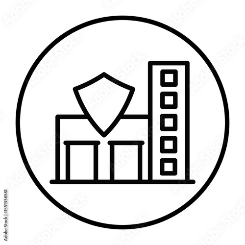 Police Station Vector Icons