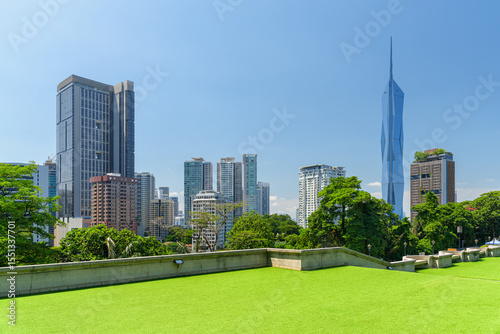 Photography Amazing Kuala Lumpur skyline, Malaysia. Merdeka 118