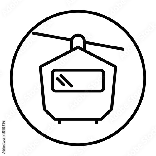 Cable Car Vector Icons