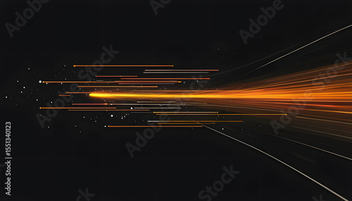 abstract background with light lines